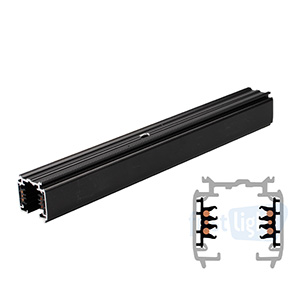 Powergear  3 phase track Dali surface mounting black